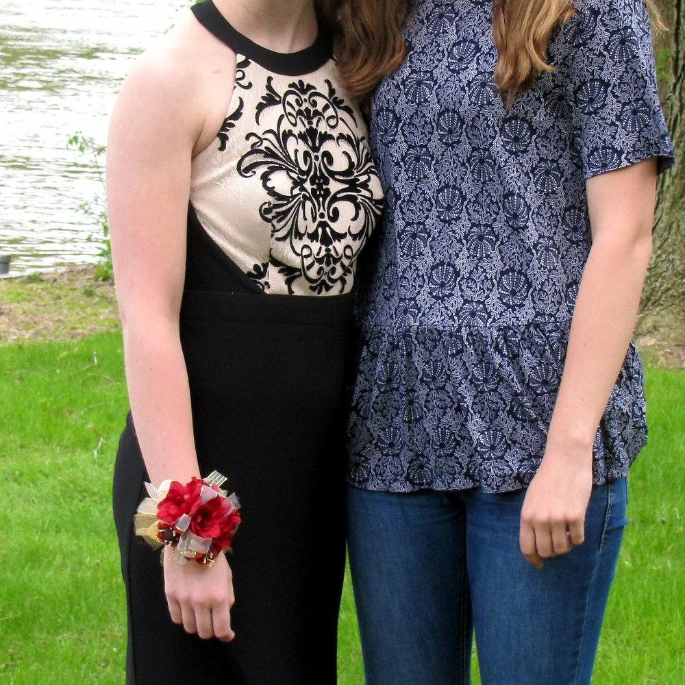 BLONDIE by Stacy Sklar Black/Tan Dress